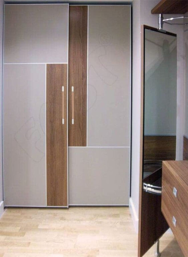 فاست مقابض سحب خزائن المطبخ المعيارية وأبواب الخزائن من FAST CP03RB، لون بني وردي مضمون ولمسة نهائية مطلية بالكروم (96 مم، قطعتان) - Image 5